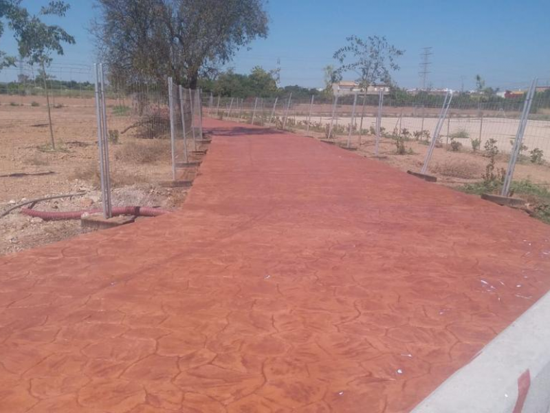 caminos de hormigon impreso Precio suelo hormigón impreso valencia 